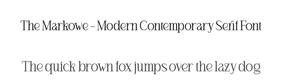 The Markowe – Modern Contemporary Serif Font by timelesstype.co — Decorative Font