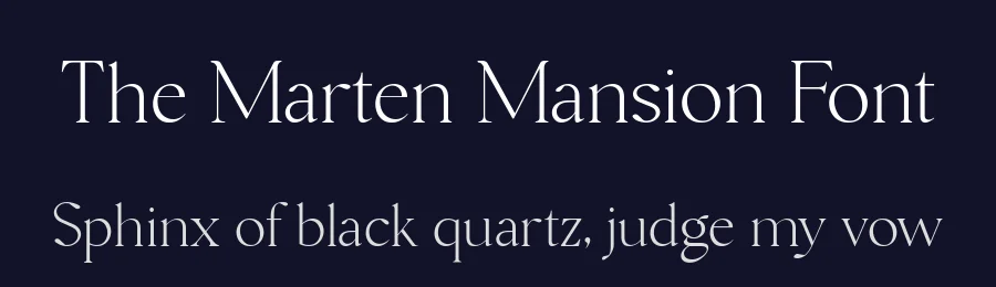 The Marten Mansion Font by Four Lines Std — Script Handwritten Font — thumbnail 2