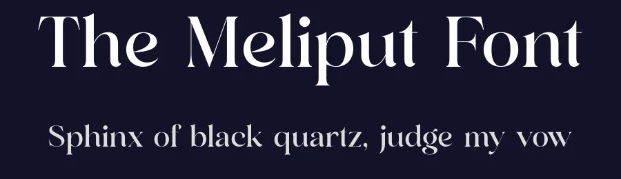 The Meliput Font by Artnivora Studio — Display Font — thumbnail 2