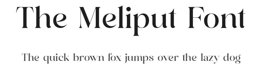 The Meliput Font by Artnivora Studio — Display Font