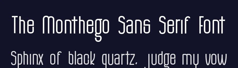 The Monthego Sans Serif Font by Nerdstudio — Sans Serif Font — thumbnail 2