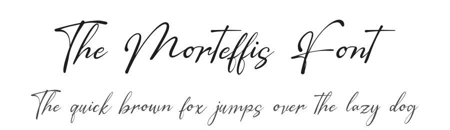 The Morteffis Font by Denustudios — Script Handwritten Font