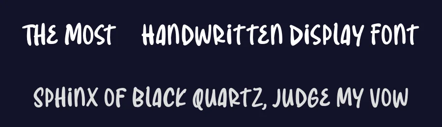 The Most – Handwritten Display Font by afkaristudio — Display Font — thumbnail 2