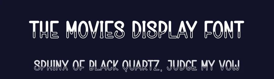 The Movies Display Font by andikastudio — Display Font — thumbnail 2