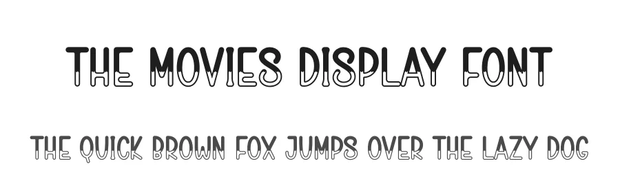 The Movies Display Font by andikastudio — Display Font