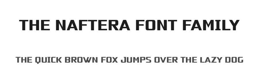 The Naftera Font Family by Graviton — Sans Serif Font