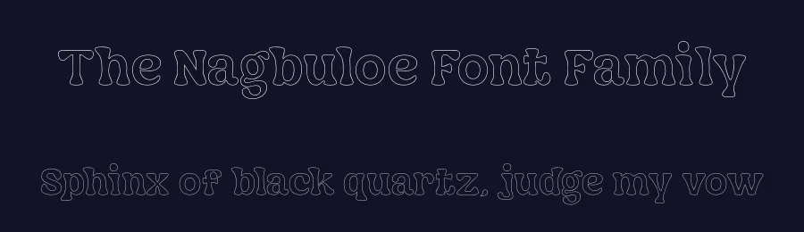 The Nagbuloe Font Family by Luhop Creative — Display Font — thumbnail 2