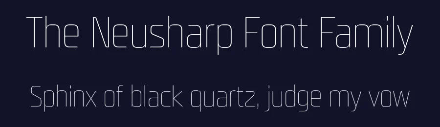 The Neusharp Font Family by Digitype Studio — Sans Serif Font — thumbnail 2