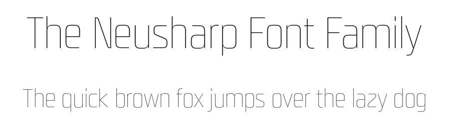 The Neusharp Font Family by Digitype Studio — Sans Serif Font