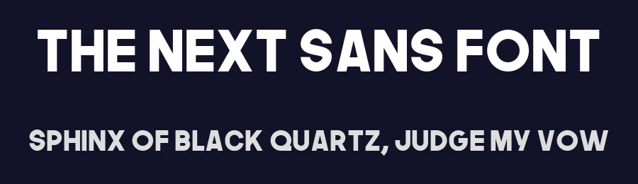 The Next Sans Font by Pindarots — Sans Serif Font — thumbnail 2