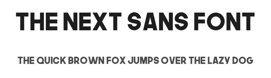The Next Sans Font by Pindarots — Sans Serif Font