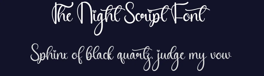 The Night Script Font by andikastudio — Script Handwritten Font — thumbnail 2