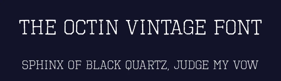 The Octin Vintage Font by Typodermic — Decorative Font — thumbnail 2