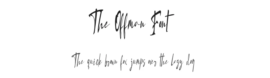 The Offman Font by kateengciu — Script Handwritten Font