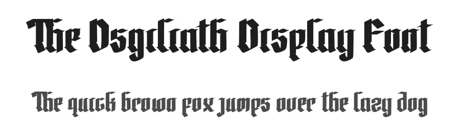 The Osgiliath Display Font by typotopia — Display Font
