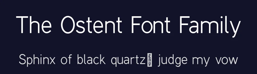 The Ostent Font Family by Stuart Hazley — Sans Serif Font — thumbnail 2