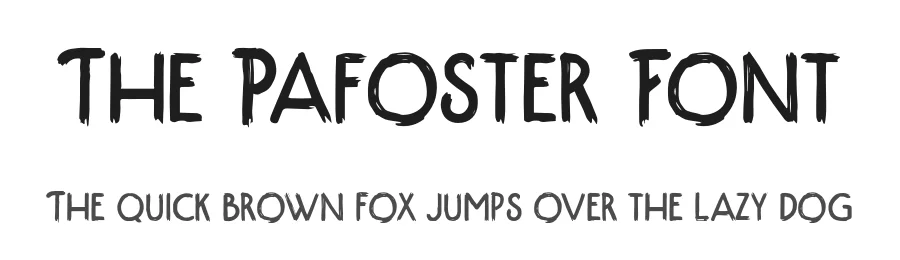 The Pafoster Font by Letterhend Studio — Display Font