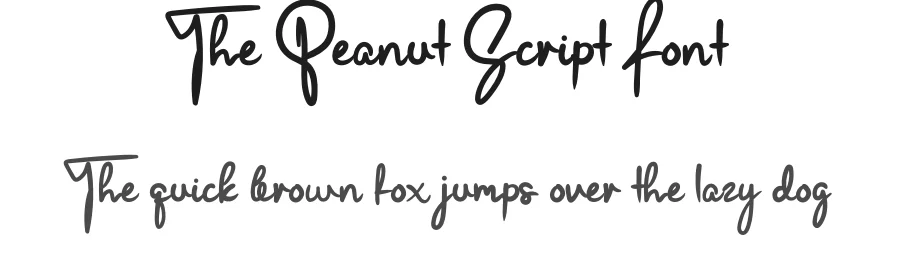 The Peanut Script Font by levincreative — Script Handwritten Font