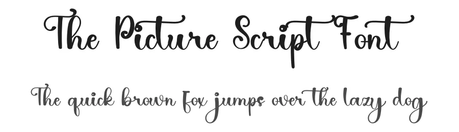 The Picture Script Font by inermediaSTUDIO — Script Handwritten Font