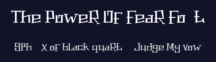 The Power Of Fear Font by Imoodev — Decorative Font — thumbnail 2
