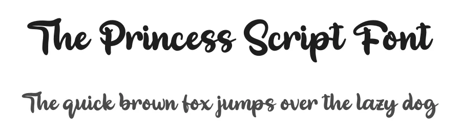 The Princess Script Font by twinletter — Script Handwritten Font