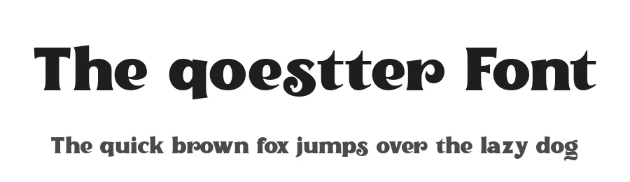 The qoestter Font by alit design — Serif Font