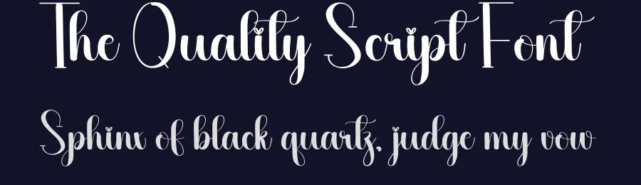 The Quality Script Font by creativeletter — Script Handwritten Font — thumbnail 2