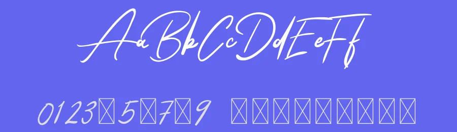 The Queenthine Signature Font by silverdav — Script Handwritten Font — thumbnail 3