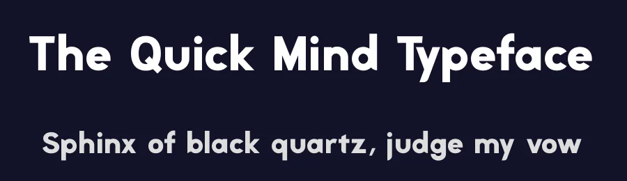 The Quick Mind Typeface by timelesstype.co — Display Font — thumbnail 2