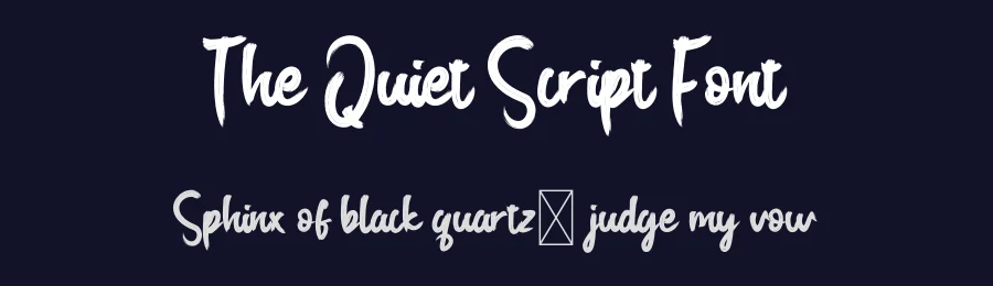 The Quiet Script Font by productype — Script Handwritten Font — thumbnail 2