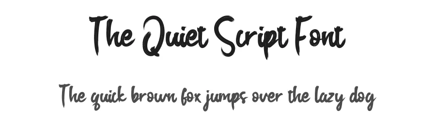 The Quiet Script Font by productype — Script Handwritten Font
