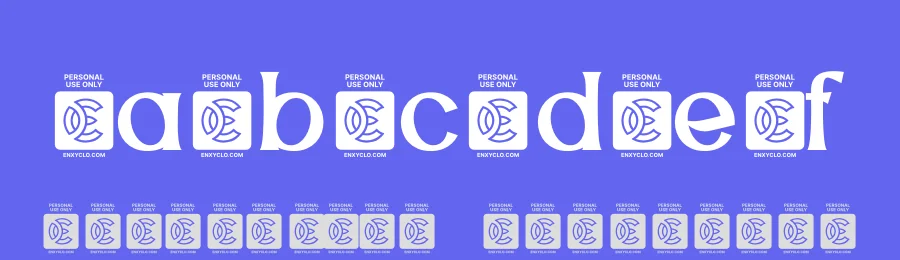 The Quironax Font by enxyclo — Display Font — thumbnail 3