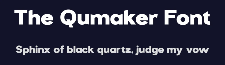The Qumaker Font by Dikas Studio — Display Font — thumbnail 2