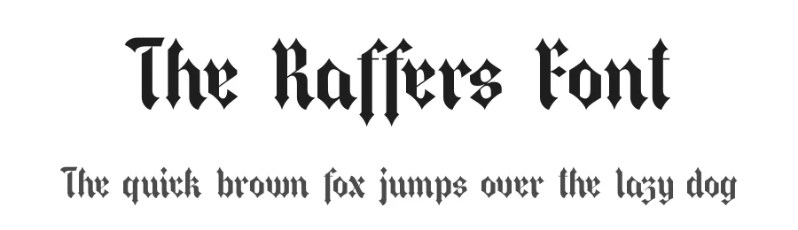 The Raffers Font by timelesstype.co — Blackletter Font