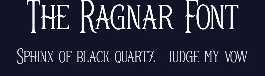 The Ragnar Font by Flawless And Co — Display Font — thumbnail 2