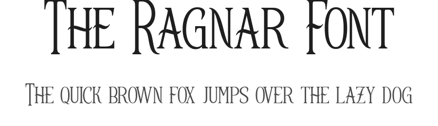 The Ragnar Font by Flawless And Co — Display Font
