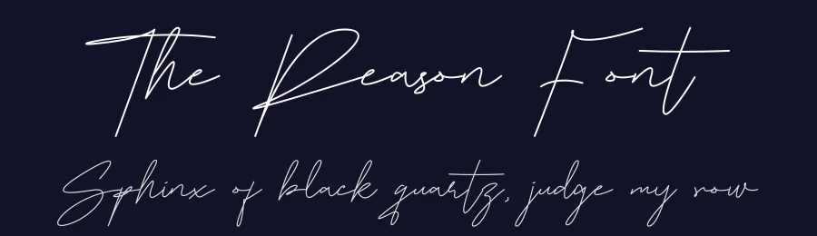 The Reason Font by jadatype — Script Handwritten Font — thumbnail 2