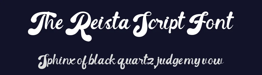 The Reista Script Font by imiftype — Decorative Font — thumbnail 2