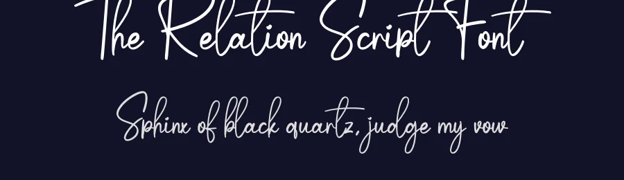 The Relation Script Font by creativeletter — Script Handwritten Font — thumbnail 2