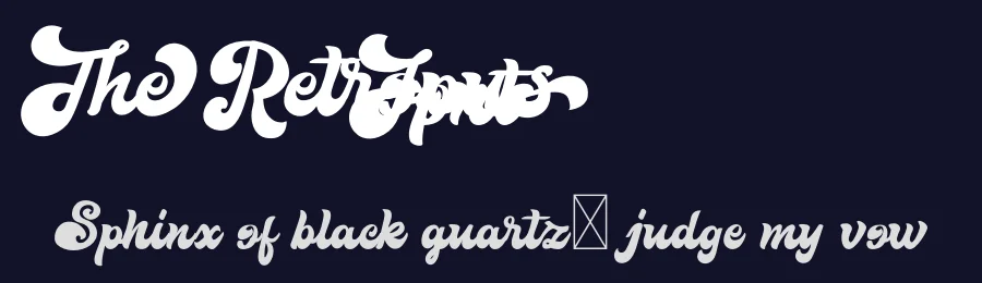 The Retropus Font by mhdafifersya — Script Handwritten Font — thumbnail 2