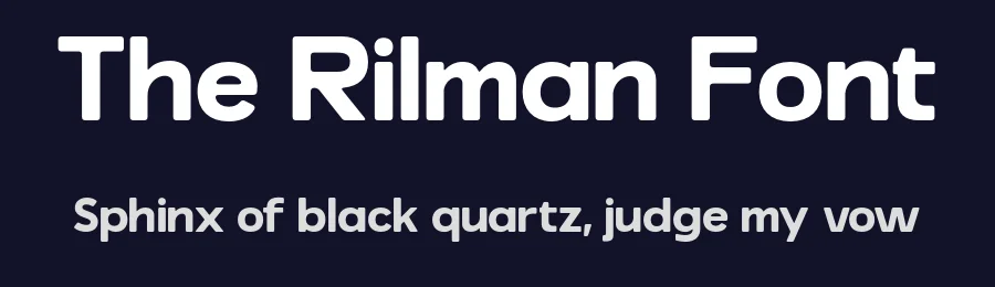 The Rilman Font by Graptail — Sans Serif Font — thumbnail 2