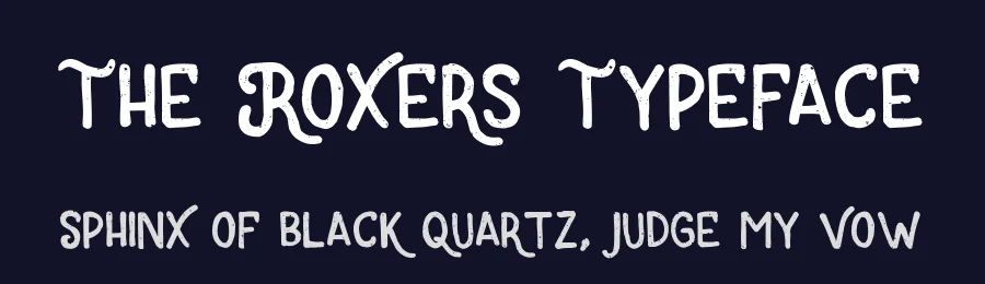 The Roxers Typeface by Fusion Labs — Display Font — thumbnail 2