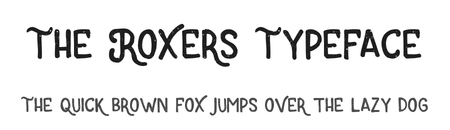 The Roxers Typeface by Fusion Labs β Display Font