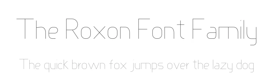 The Roxon Font Family by Fo Da — Sans Serif Font