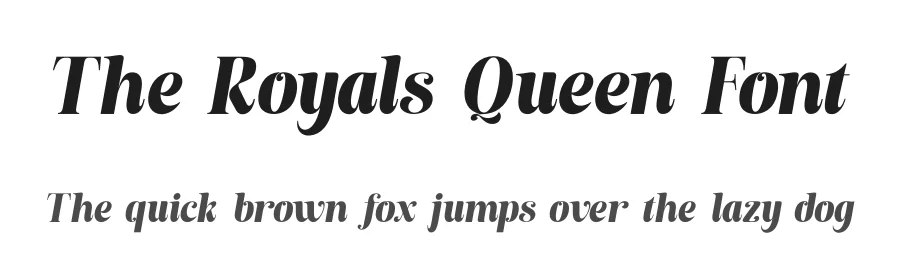 The Royals Queen Font by saemoon creative — Serif Font