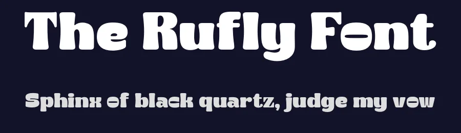 The Rufly Font by Graptail — Decorative Font — thumbnail 2