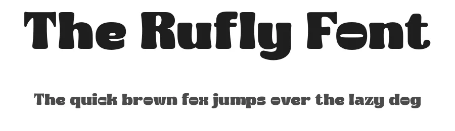 The Rufly Font by Graptail — Decorative Font