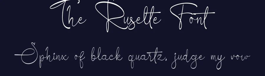 The Ruselte Font by Denustudios — Script Handwritten Font — thumbnail 2