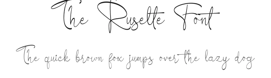 The Ruselte Font by Denustudios — Script Handwritten Font