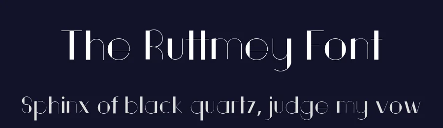 The Ruttmey Font by Artiqlogy — Sans Serif Font — thumbnail 2